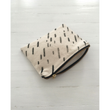 English Summer Print Zipper Pouch