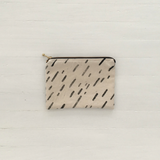 English Summer Print Zipper Pouch