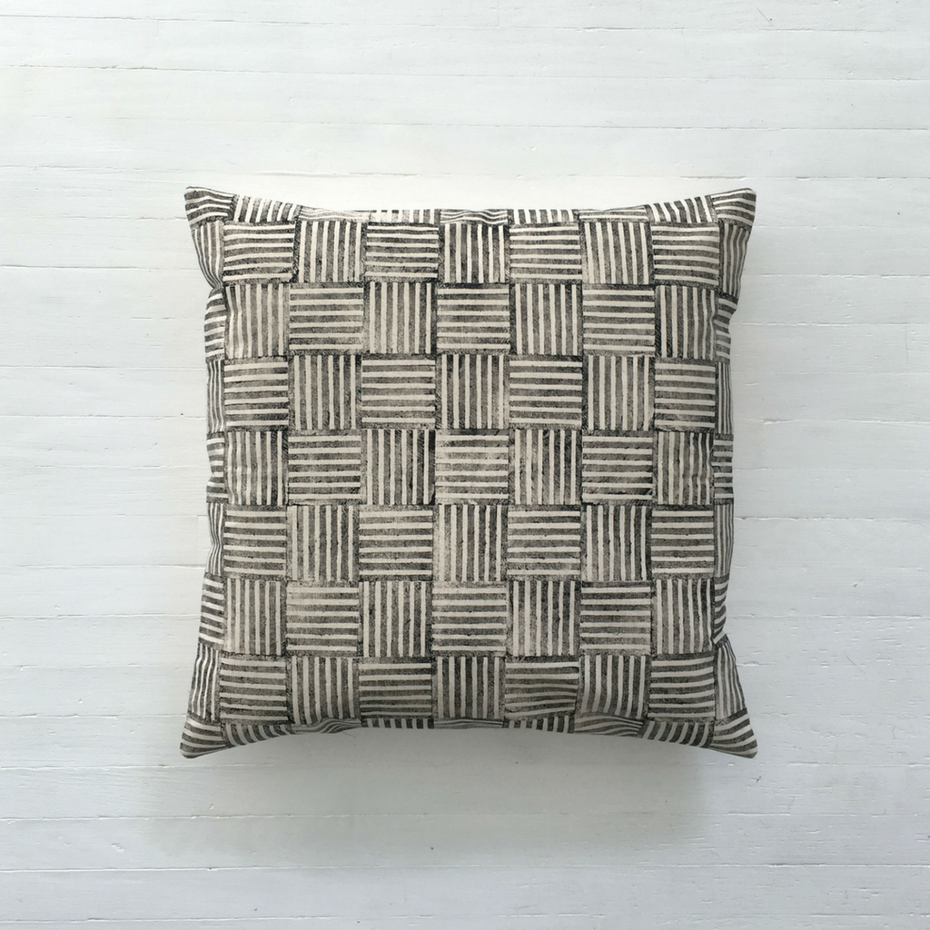 Hatch Print Cushion Cover